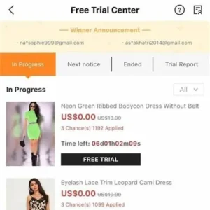 Ropa gratis de SHEIN