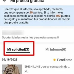 Ropa gratis de SHEIN