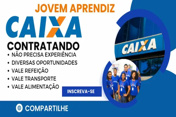 jovem aprendiz CAIXA