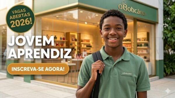 jovem aprendiz boticario