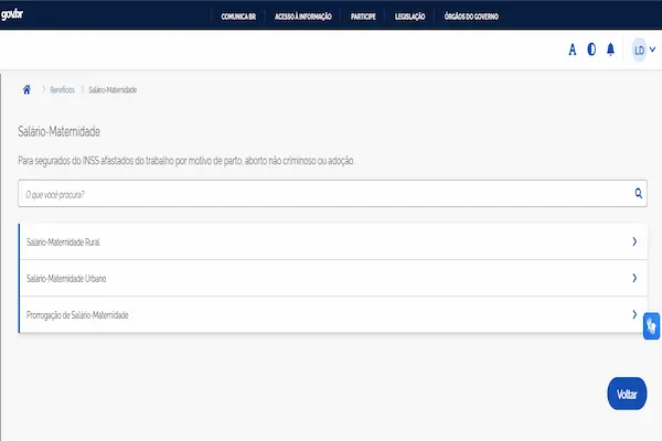 meu inss salario maternidade