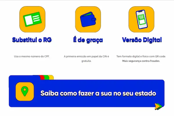 Como emitir a nova Carteira de Identidade Nacional (CIN)