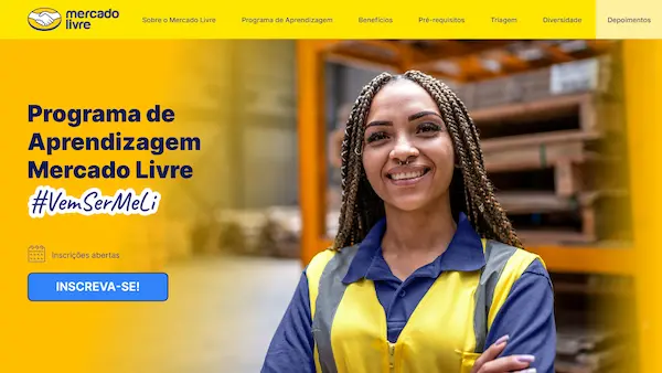 Como fazer a inscrição no jovem aprendiz Mercado Livre