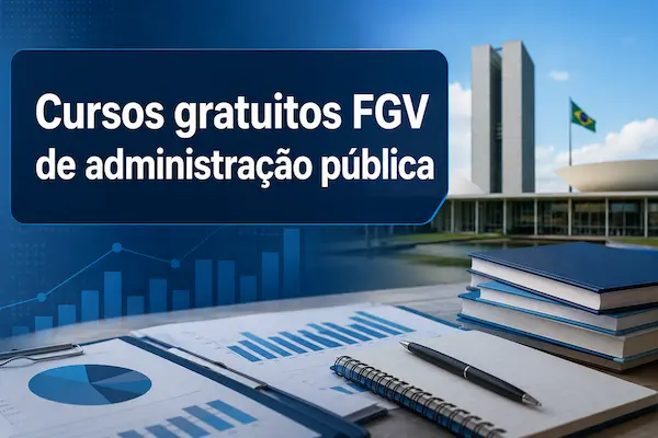 Cursos gratuitos FGV de administração pública