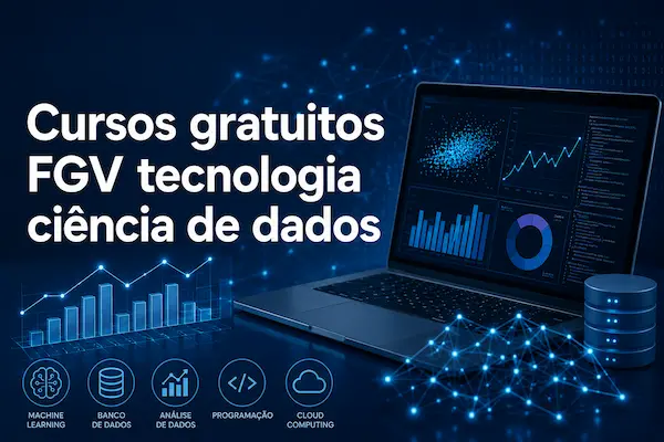 Cursos gratuitos FGV de tecnologia e ciência de dados