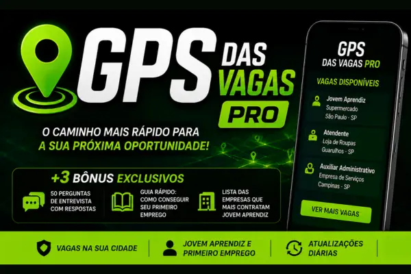 Encontre vagas de emprego na sua região